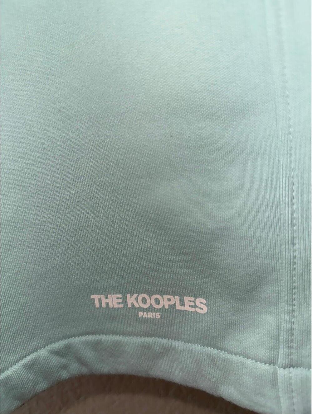 The Kooples Logo Sweat Shorts Mint Green 8” Inseam Size L NWT - Picture 2 of 5